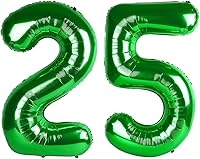 Vista 179 de Globos con números con estampado de vaca, globos de 40 pulgadas del número 0-9 (cero-nueve), globo de vaca para suministros de fiesta de cumpleaños