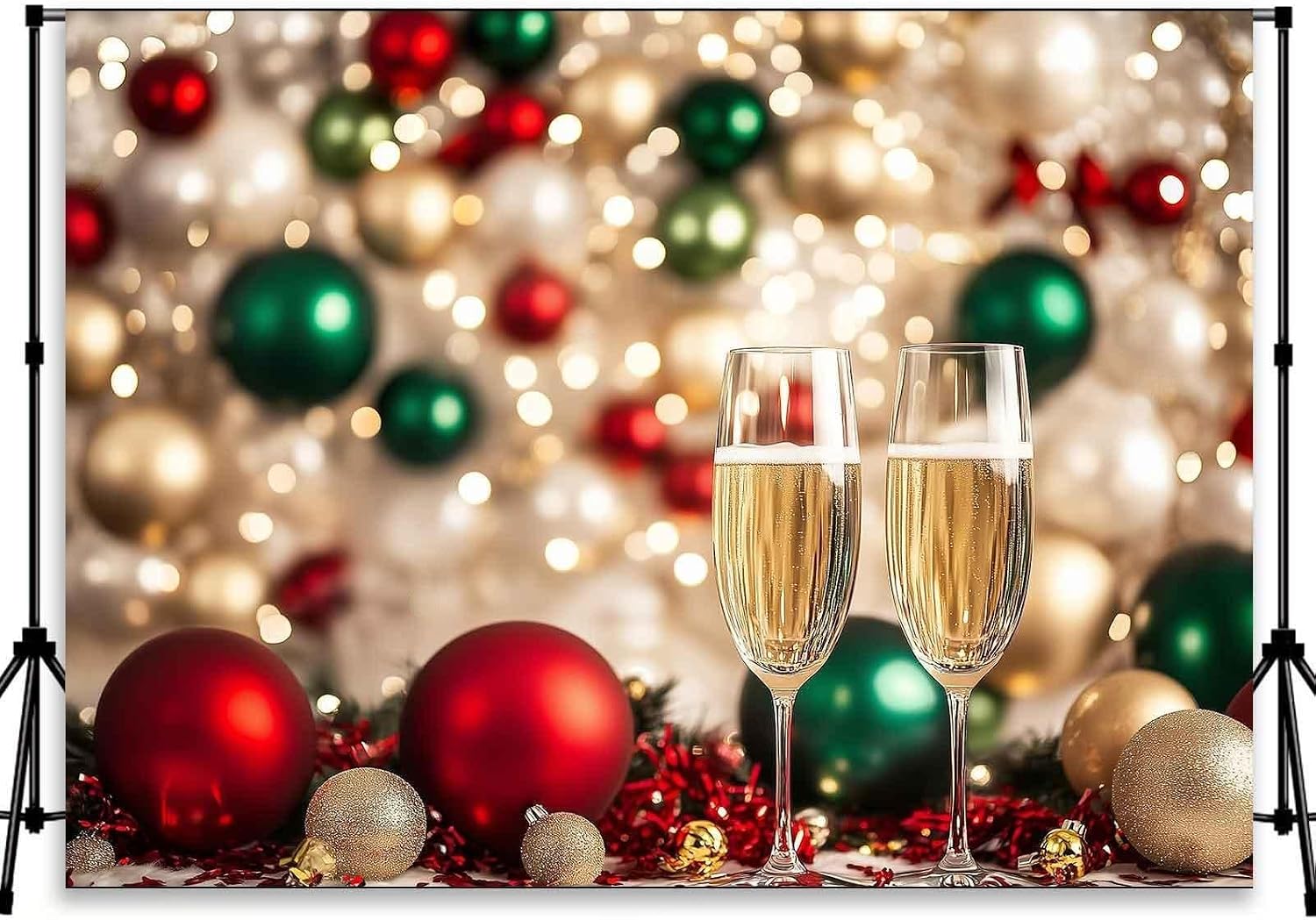 Christmas Photography Backdrop Christmas Tree Gift Background for Banner Photo Booth Supplies
