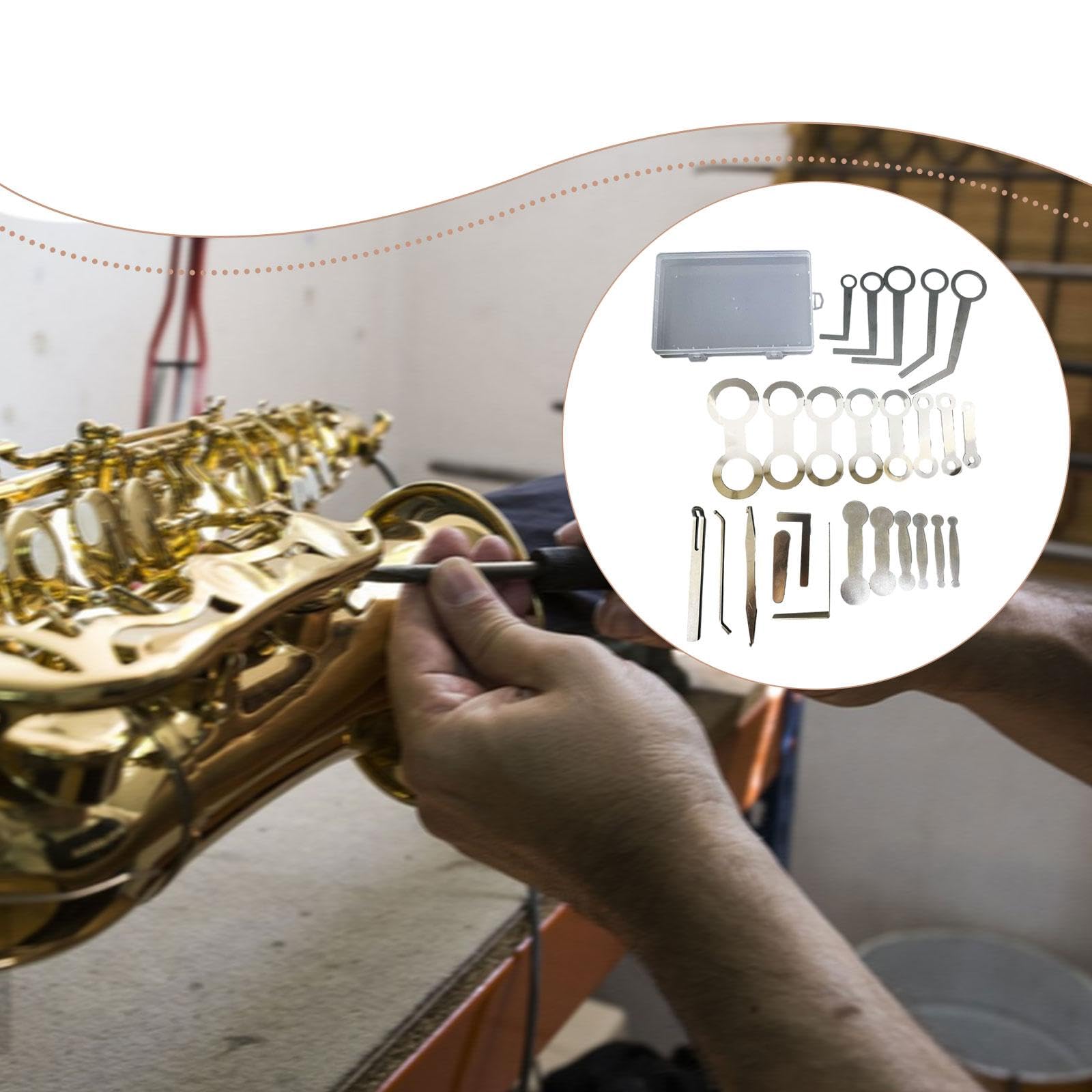 Herramientas De Reparación Para Saxofón Con Caja