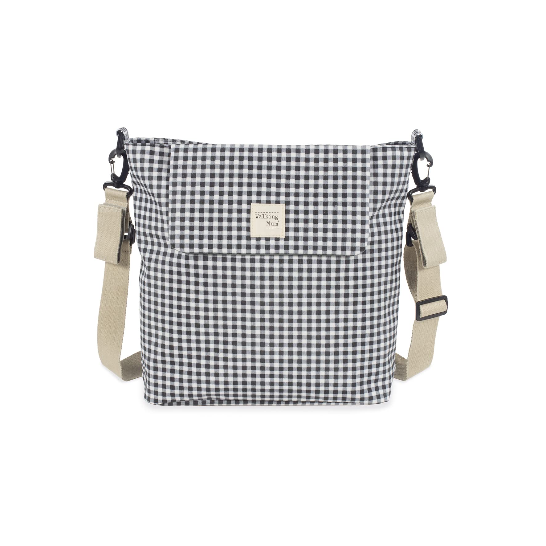 Borsa fasciatoio I Love Vichy Nero 42x36x13 cm