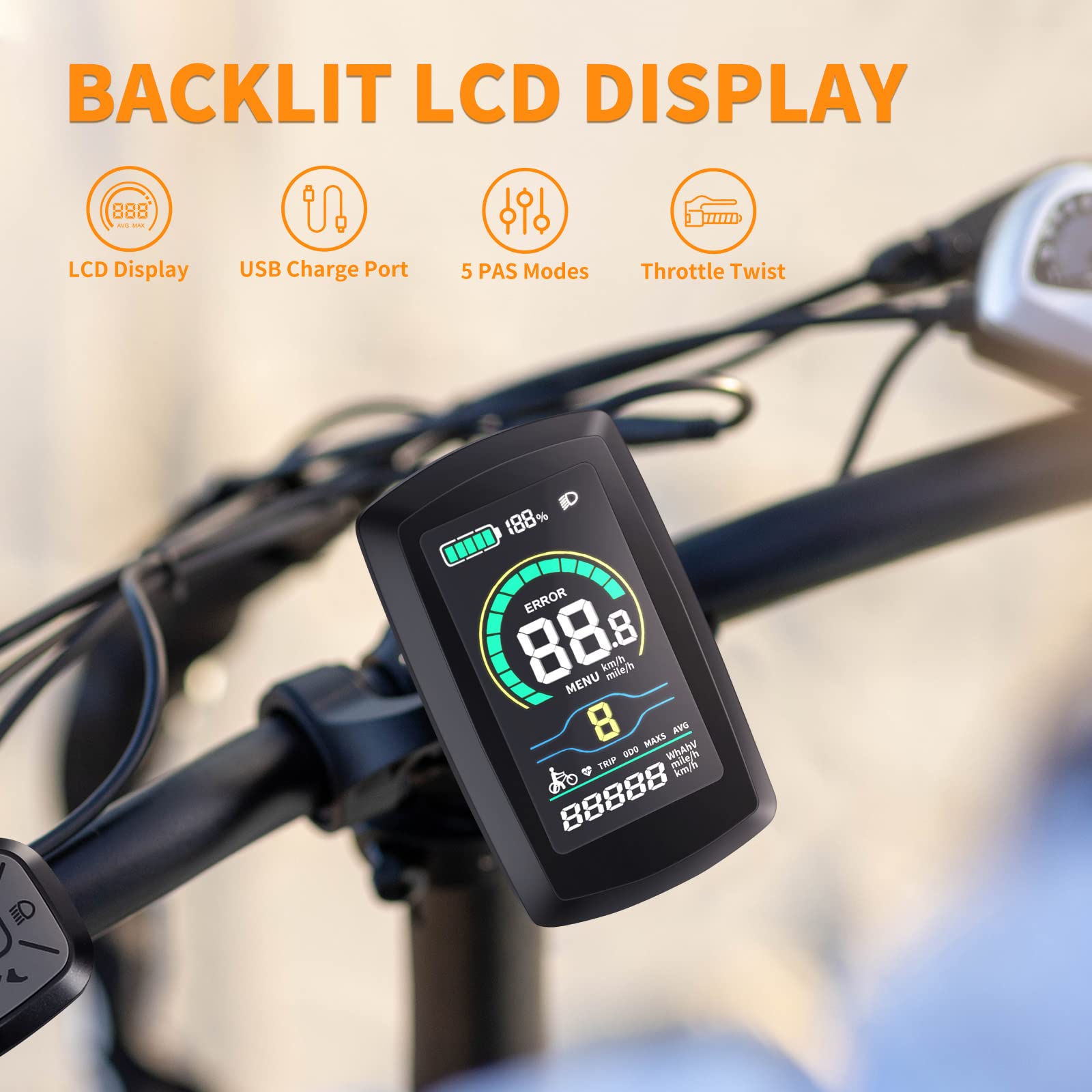 Amazon.com : Jasion EB7 2.0 Adult Electric Bicycles, 28MPH Folding