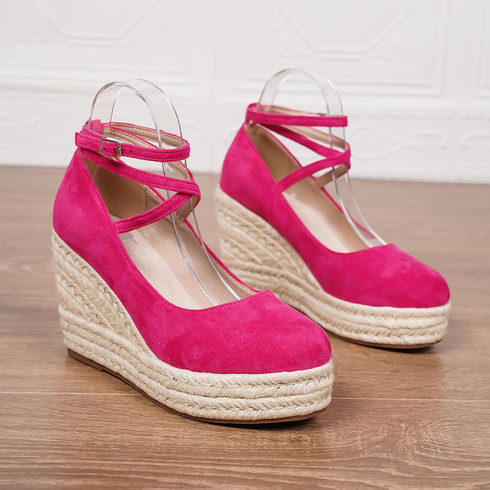 Scarpe da ballo da donna con plateau, scarpe da sposa con cinturino, tacco alto, eleganti e comode, scarpe con tacco alto per ottobre