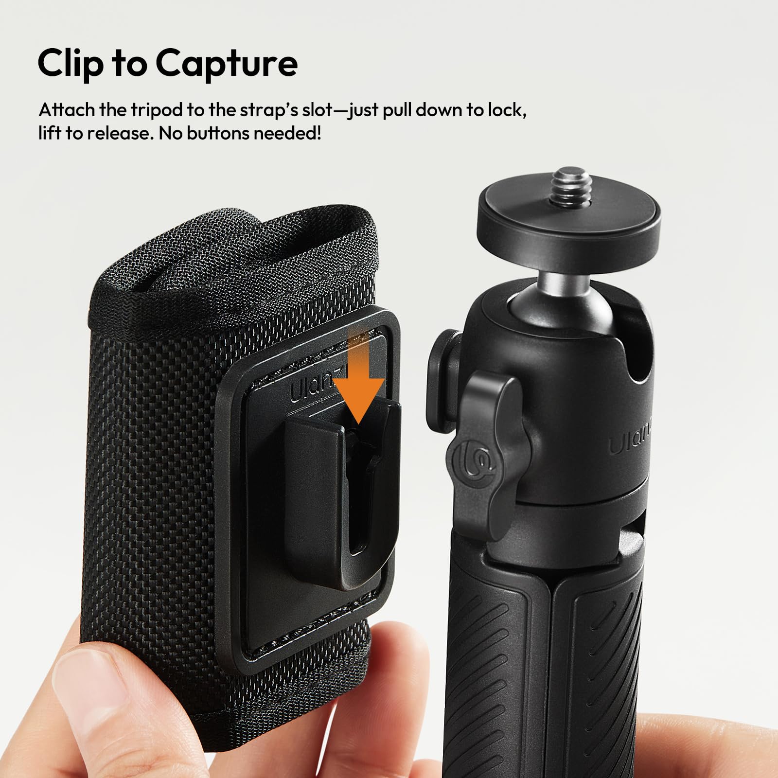 ULANZI MT88 Mini trépied avec Adaptateur de caméra d'action, trépied de Table avec Chaussure Froide, trépied de Voyage pour caméra d'action DJI Pocket 3, DJI Pocket 4, Insta 360 X5/X4/Action Cameras