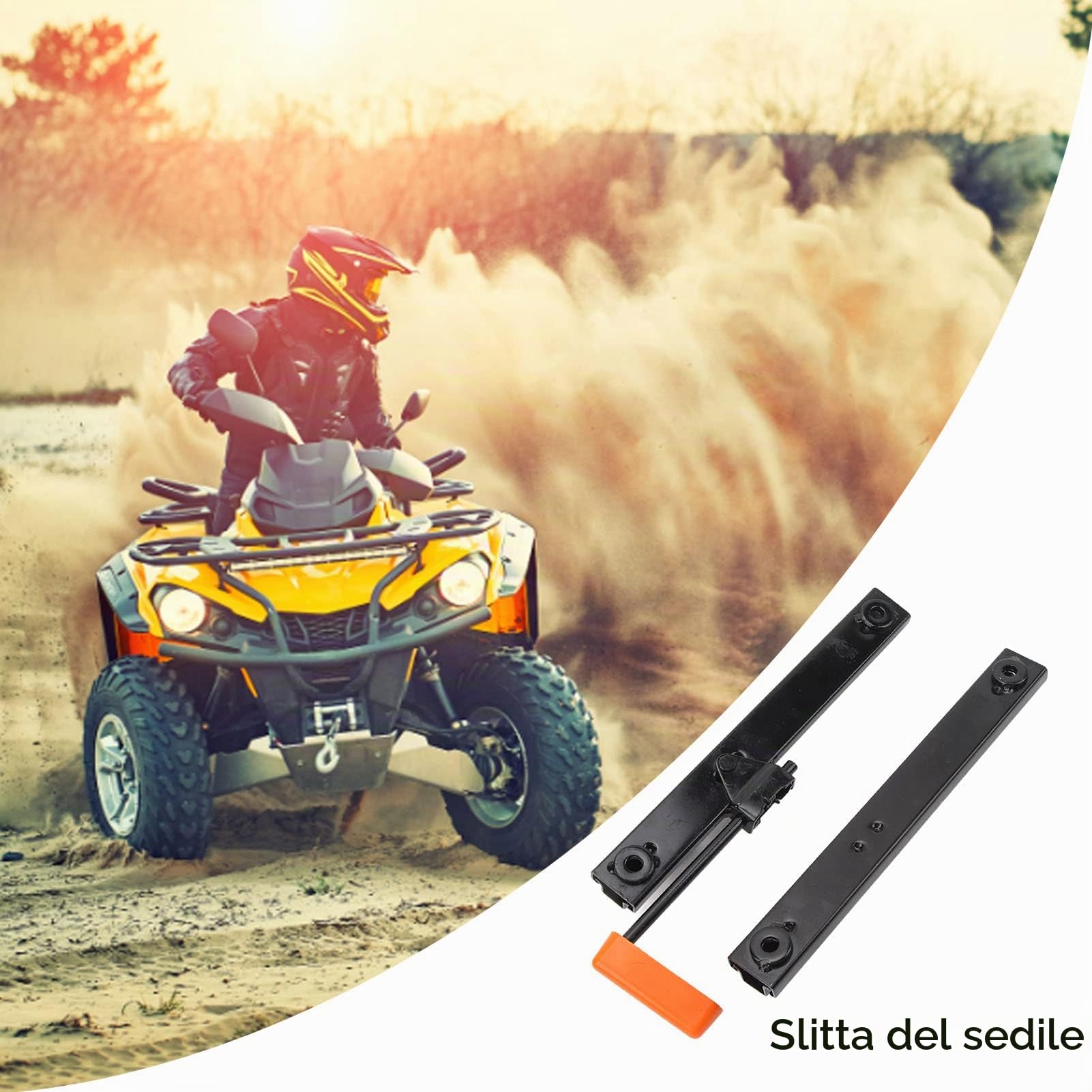 Guide del Sedile, Guide del Sedile Resistenti All'usura E Ad Alta Resistenza. Due Binari del Sedile Ad Alta Precisione, Regolabili, Facili da Impugnare, Comodi al Tatto, Adatti Per Veicoli Fuoristrada
