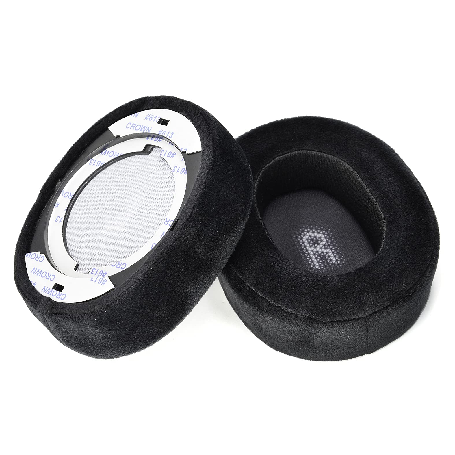 XBERSTAR Ohrpolster Für JBL E55BT – 30 Mm Flanell, Schwarz, Ersatz Für Kopfhörer