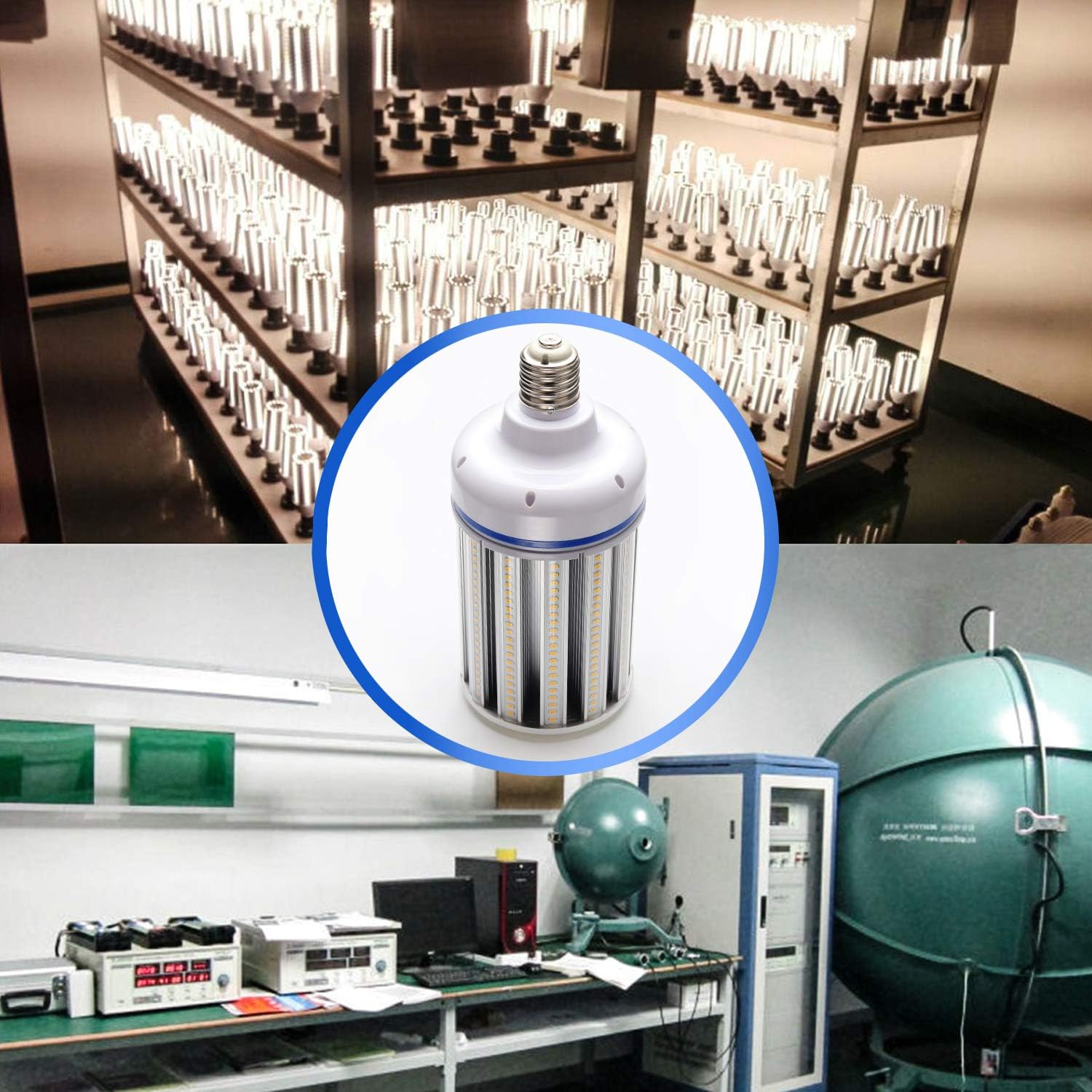 Frее Shірріng оƒƒеr 120W LED Corn cob Light Bulb,Large Mogul Base E39 LED Bulb,5000K Daylight AC110-277V,LED Replacement 600W Metal Halide HID HPS for steet Area Warehouse GYMS Factory Parking lot High Bay Light Fixture