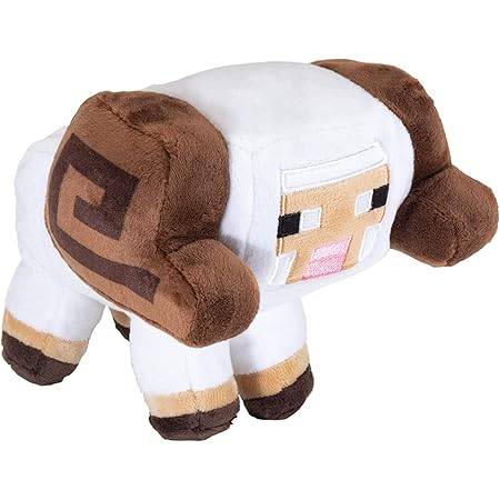 Amazon マインクラフトアース ハッピーエクスプローラー つの ヒツジ ぬいぐるみ Minecraft Earth Happy Explorer Horned Sheep Plush 並行輸入品 ぬいぐるみ おもちゃ