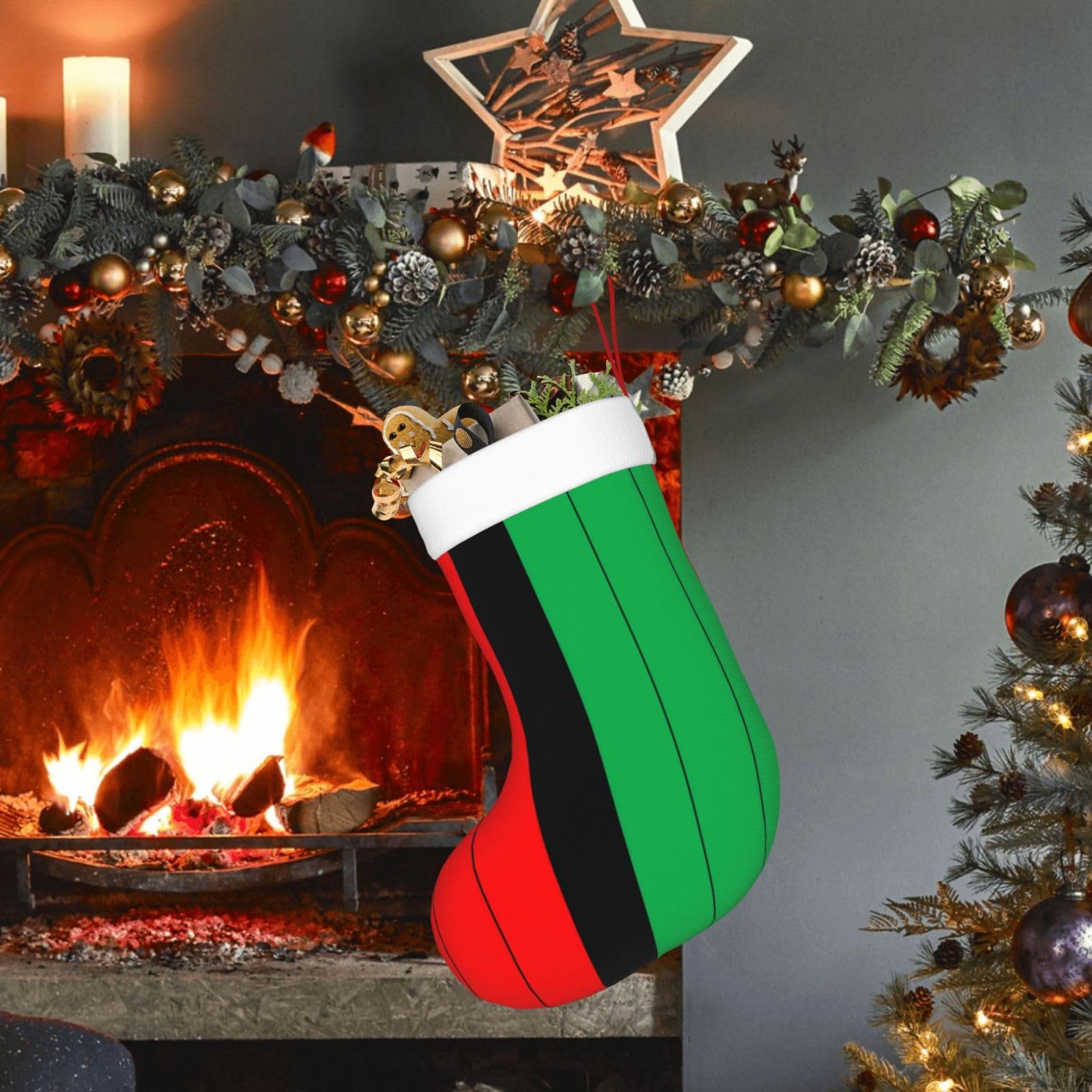 クリスマス Supreme Christmas Stocking Amazon.com: Hopearl 19'' Christmas Stockings Kit 4 Pcs Xmas