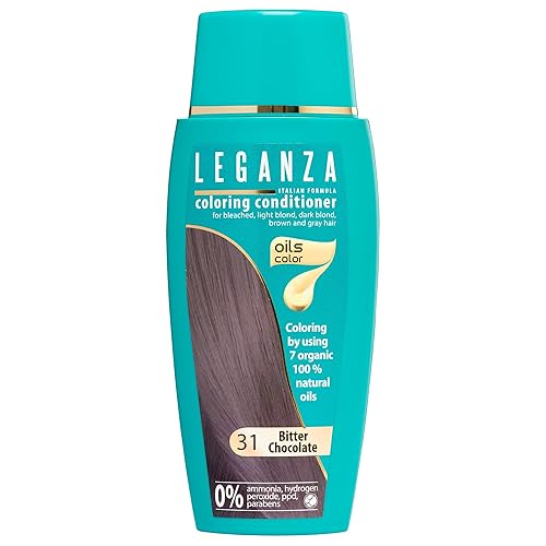 Acondicionador Colorante Color 31 Chocolate Oscuro con 7 Aceites Naturales Sin Amoníaco ni Parabenos