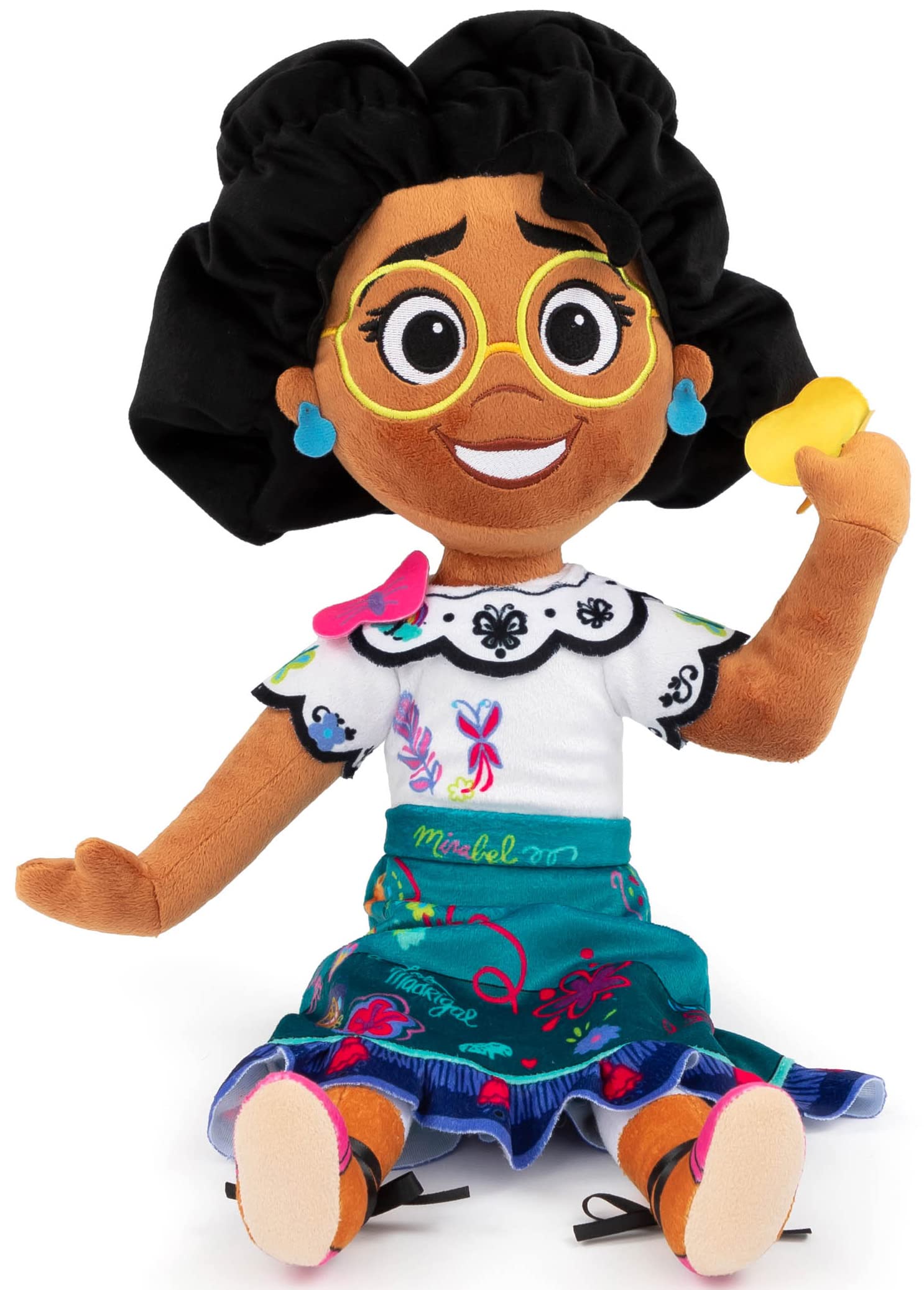 Encanto Mirabel Plush Stuffed Pillow Buddy - Super Soft Polyester Microfiber, 22 inch (Official Disney Product)