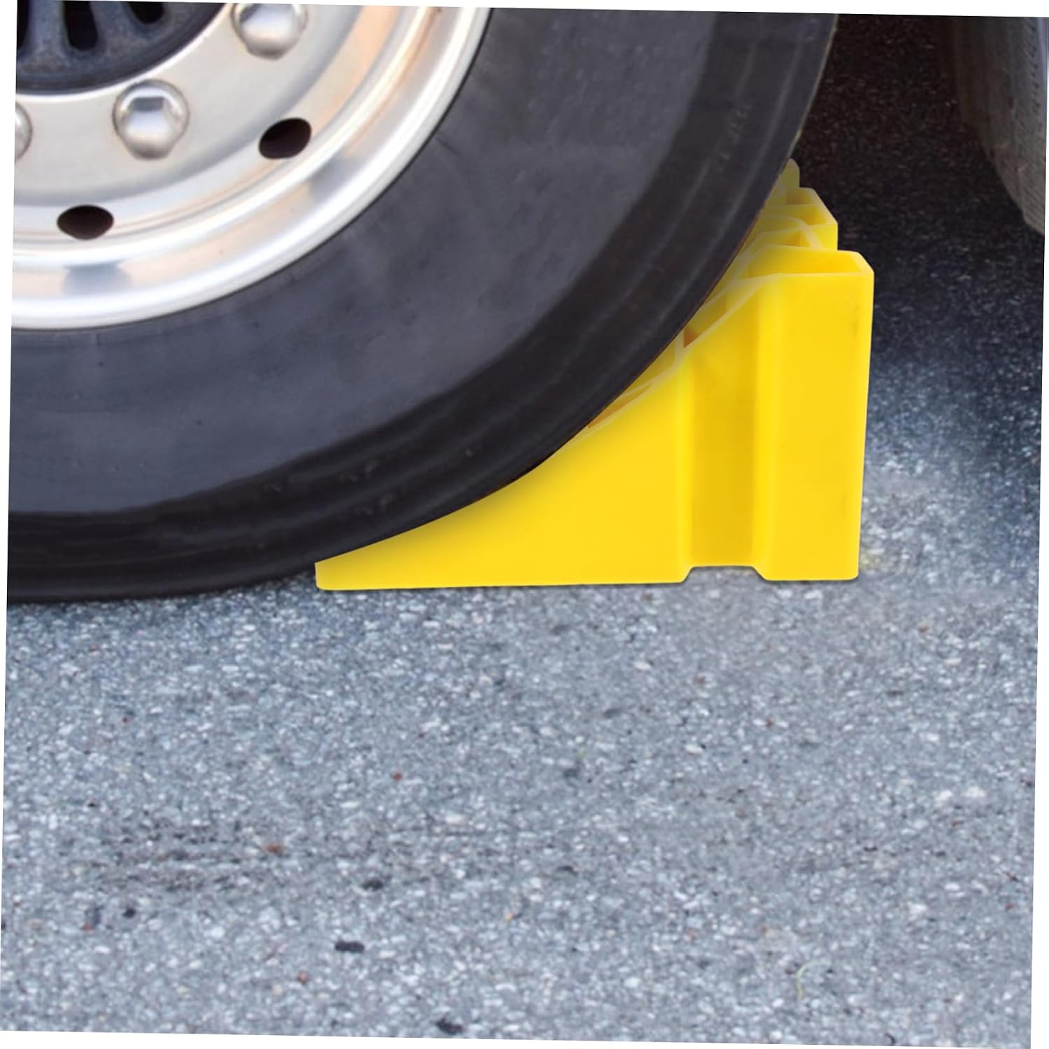 ULTECHNOVO Plastic Wheel Chock Block for Rvs Wheel Stabilizer Anti-Slip Design Car Chocks for Trucks