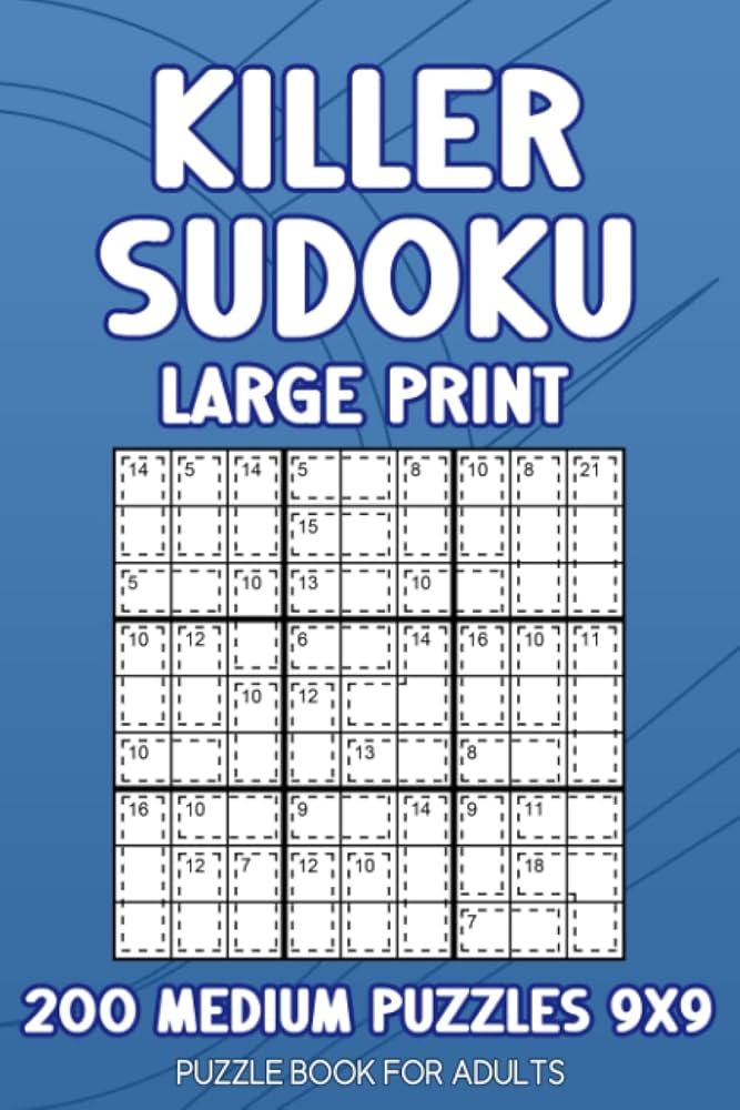 200-killer-sudoku-large-print-sudoku-puzzles-for-adults-medium-one-puzzle-per-page-beckett-jackson-9798396106048-amazon-com-books