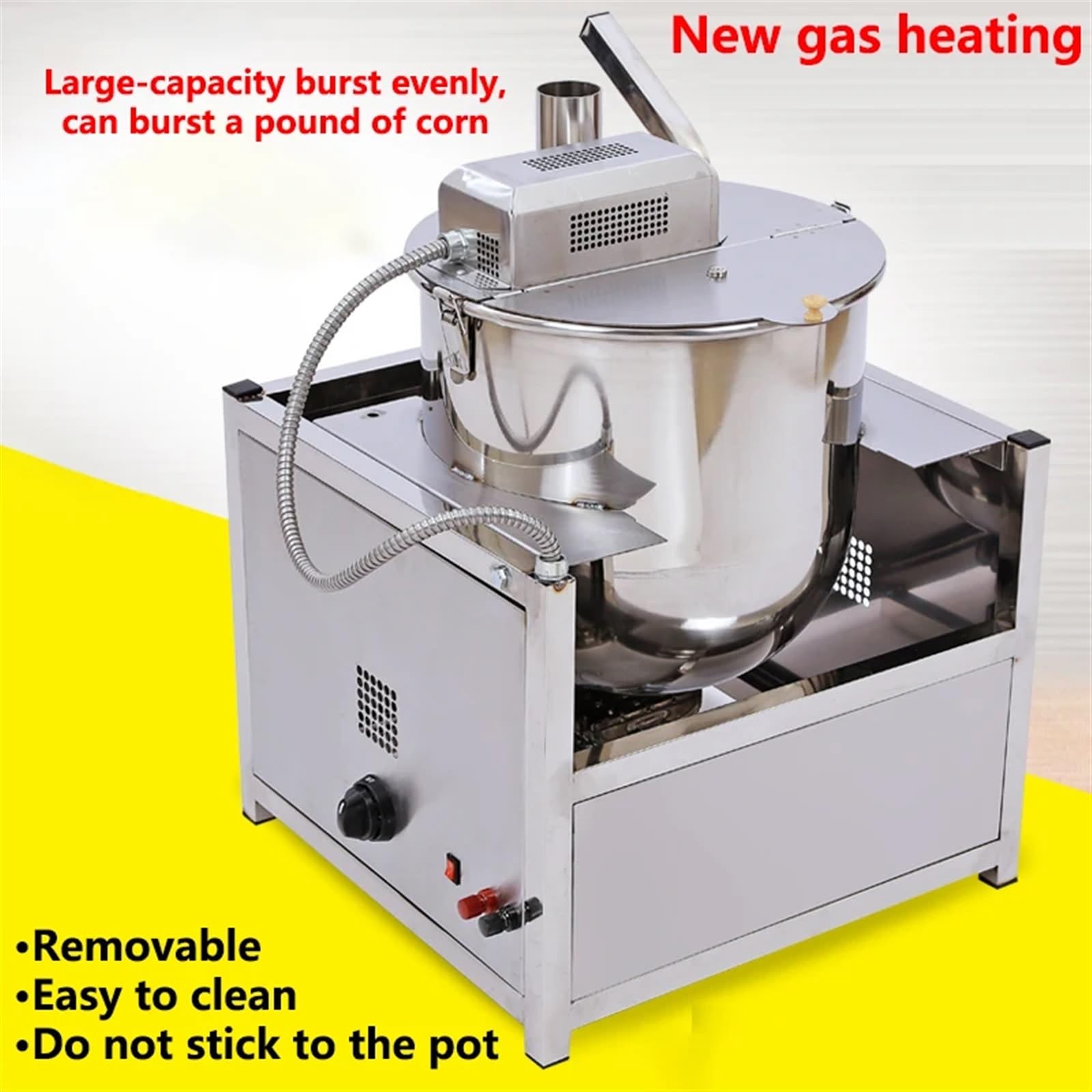 macchina per pop corn Macchina for popcorn Riscaldamento elettromagnetico for a gas commerciale for con riscaldamento elettrico per uso familiare