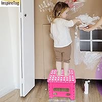 Vista 4 de Taburete plegable, taburetes plegables para adultos, taburete plegable para niños, taburete plegable, taburete portátil, taburetes para niños