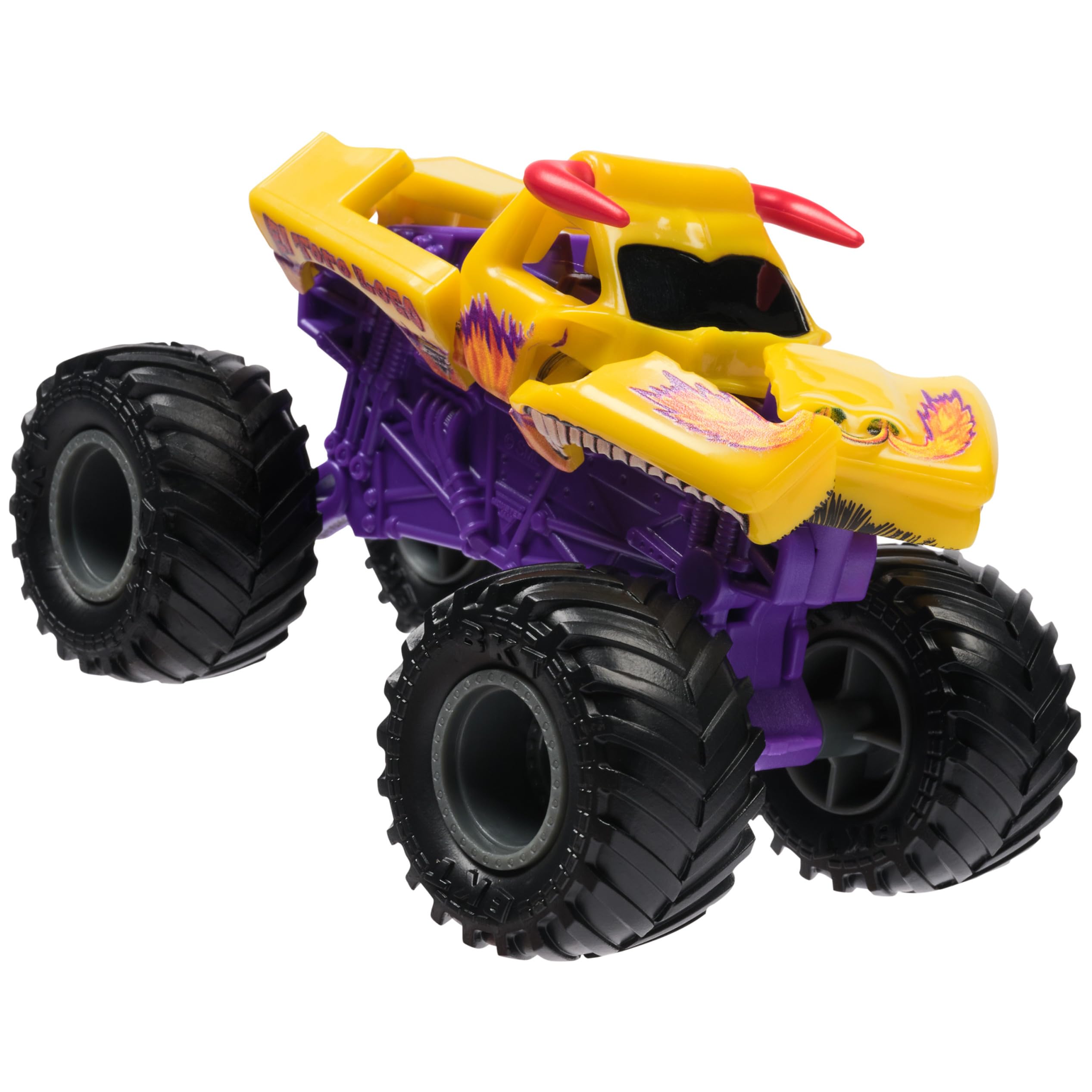 Monster Jam Smash & Bash Il Toro Pazzo - Camion mostro riparabile a pressione, scala 1:64, giocattolo per bambini e bambine dai 3 anni in su