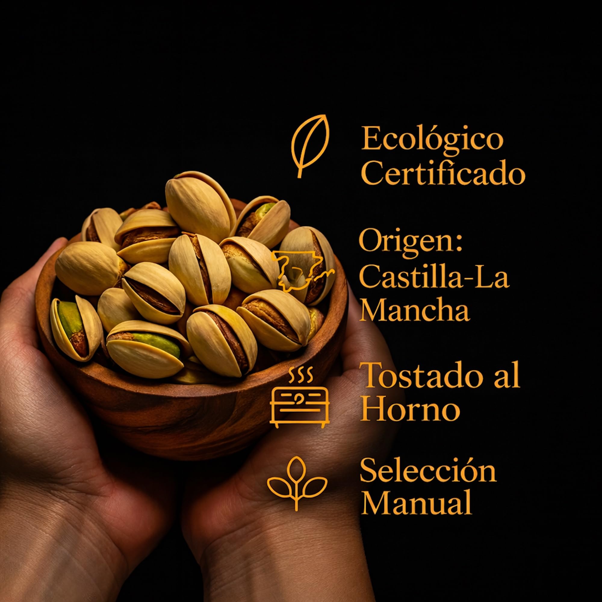 Magno Pistachio – Pistacho Español Ecológico Tostado con Sal | Selección Premium 250 g