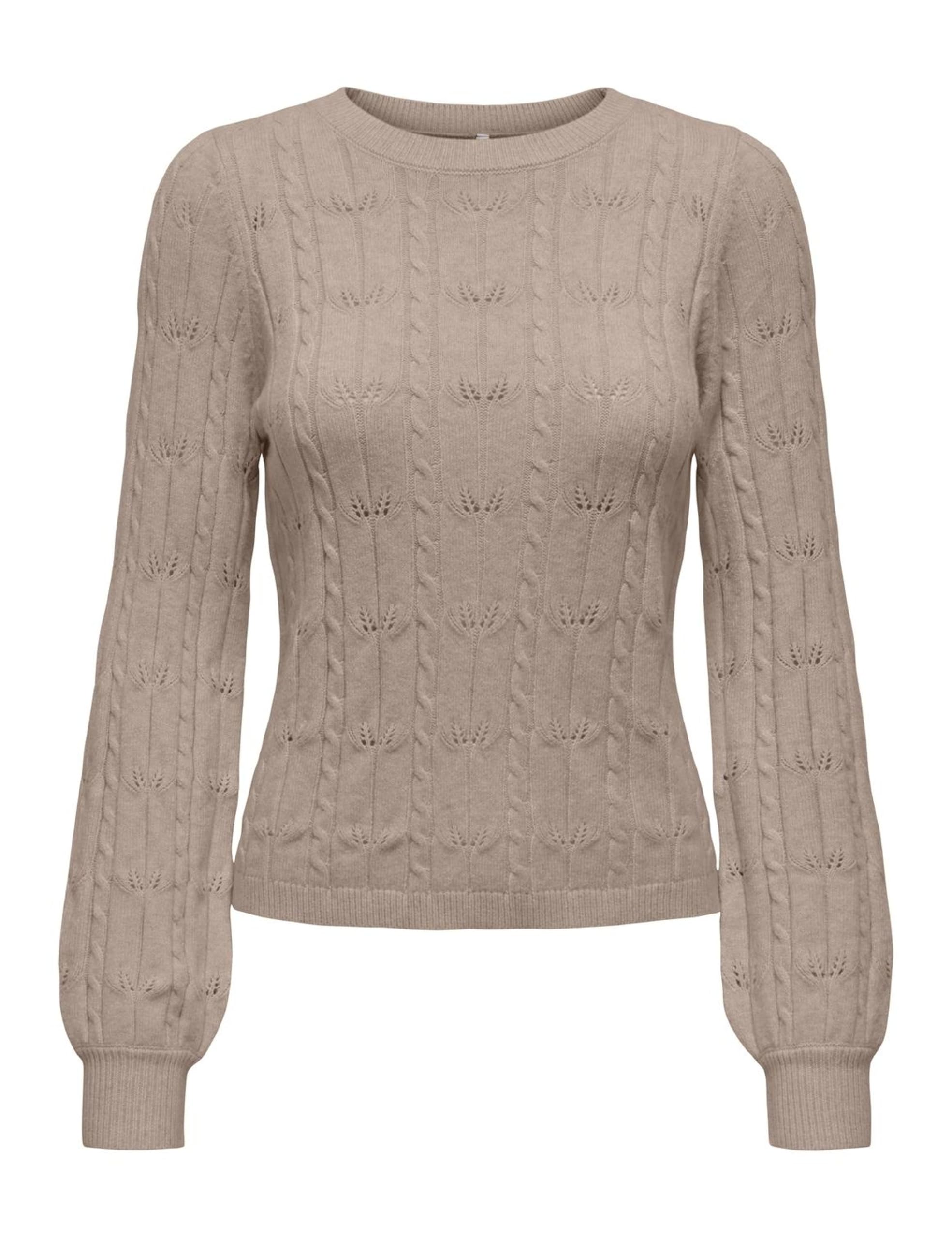 ONLY Damen Onlkatia Ls Structure O-Neck Pull Cc KNT