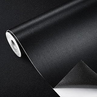 "Baktas Black Self-Adhesive Leather Repair Patch 30x60cm, Waterproof and Durable for Sofa, Couch, Furniture, Car Seats, Handbags, Jackets Quick Fix Anti-Scratch Upholstery Repair Tape"