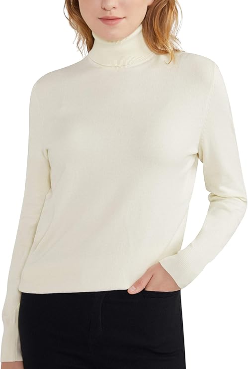 Arshiner Sous-Pull Fille Manches Longues Col Roulé