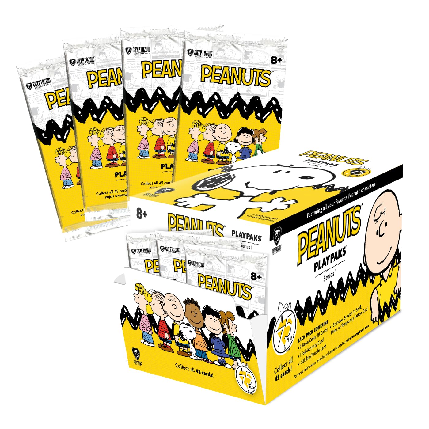 Amazon.com: Cryptozoic Entertainment Peanuts Playpaks: 75 Years