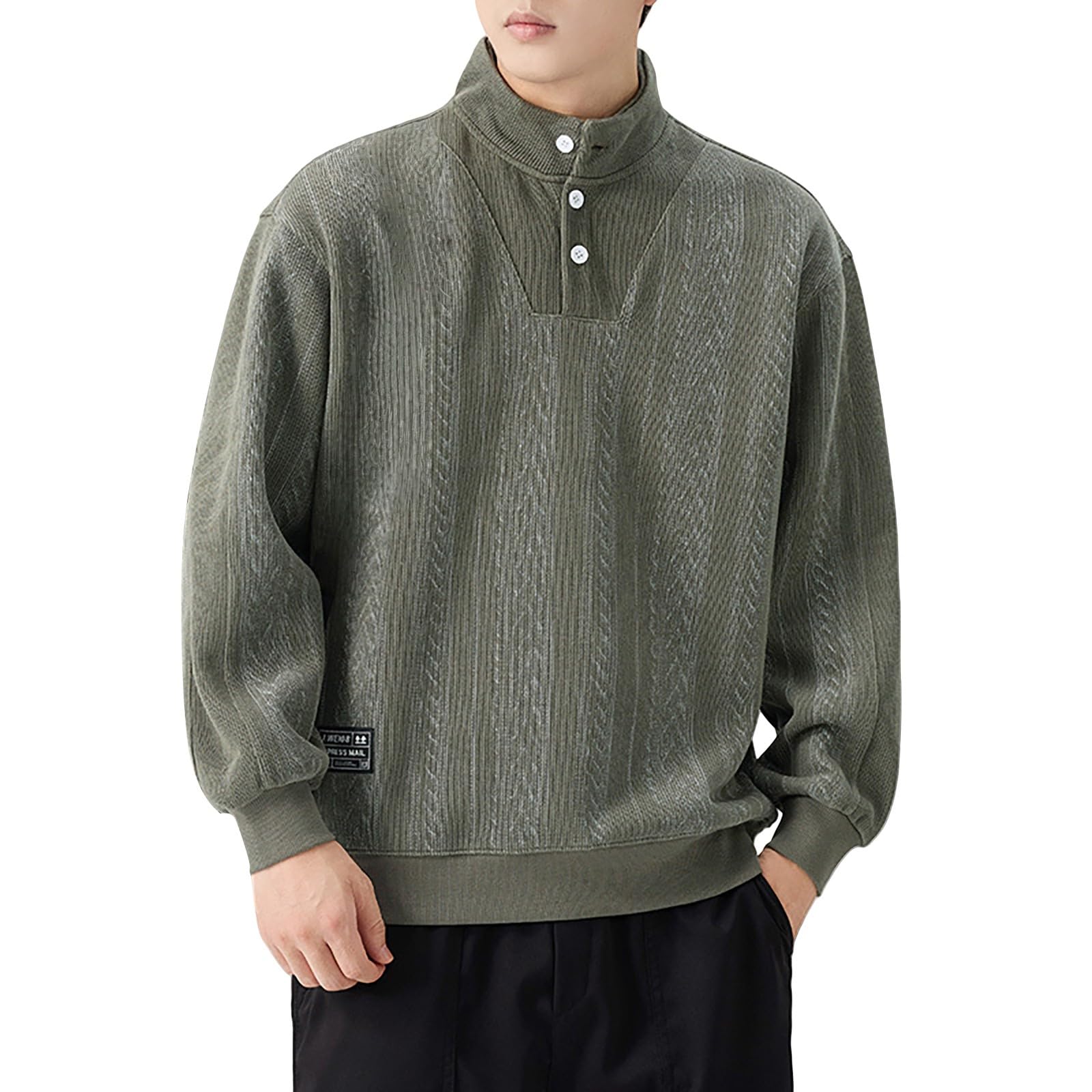 Ropa Anti UV Hombre Suéter Holgado De Cuello Alto con Media Cremallera para Hombre, Otoño 2026, Diseño Urbano Tarjetero Mujer Cortavientos Running Chaqueta Verano Casual Marca Muscle Fit