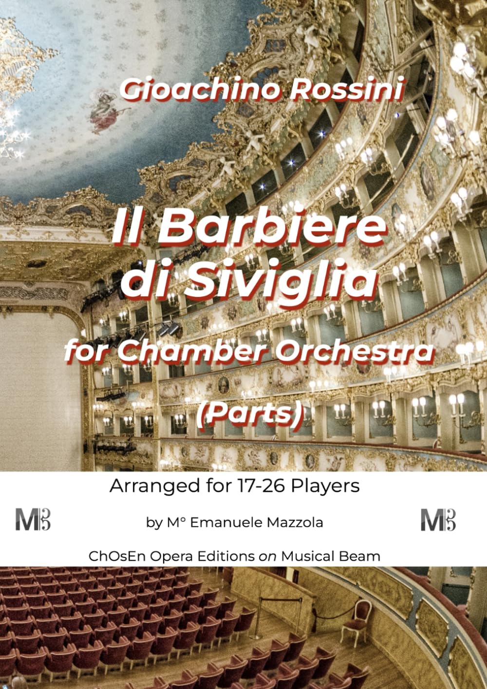 Il barbiere di Siviglia partition ensemble instrumental opéra réduit Rossini