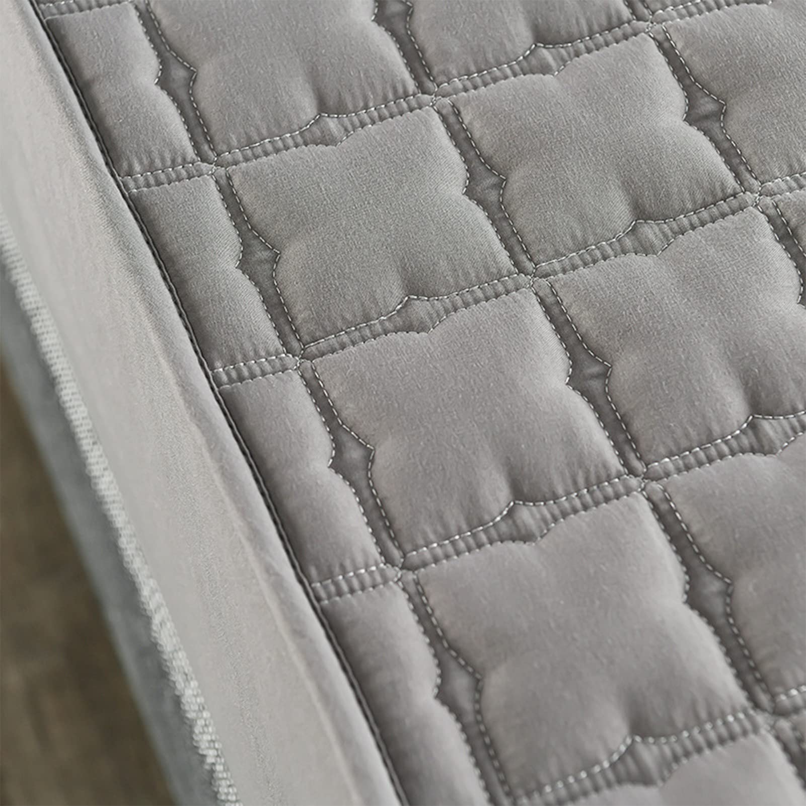 Spannbettlaken aus gewaschener Baumwolle – grauer Matratzenschoner für hochprofilierte Betten (Größe:60x120cm, Höhe 5-15cm) – weich, langlebig, atmungsaktiv, Bettwäsche unerlässlich