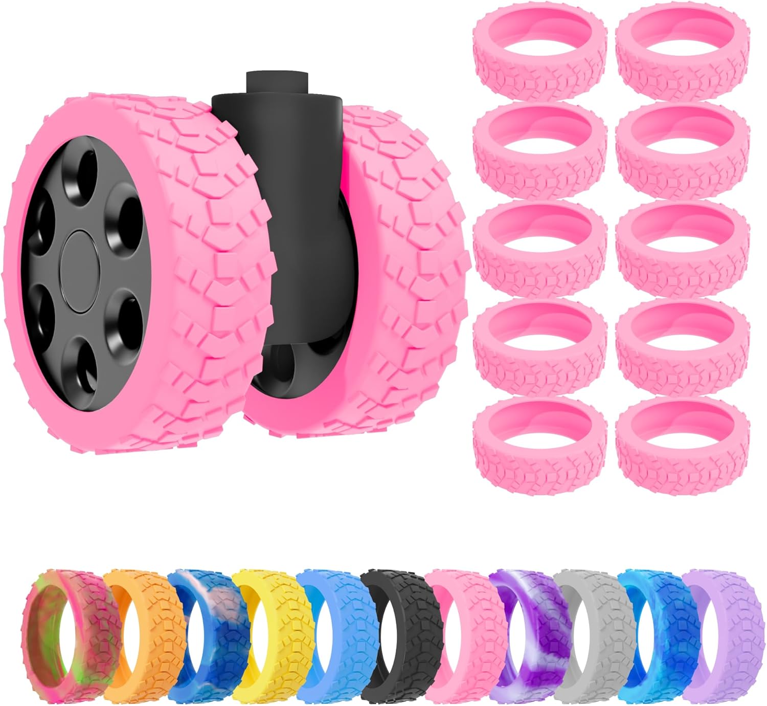 Amazon.co.jp: [Gatoer] 8個セット スーツケース タイヤカバー