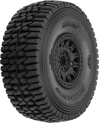 Pro-line Racing 1/7 Mirage TT Fr/Rr MT Neumáticos Mtd 0.669 in Blk Raid 2 PRO1022410 RC Neumático