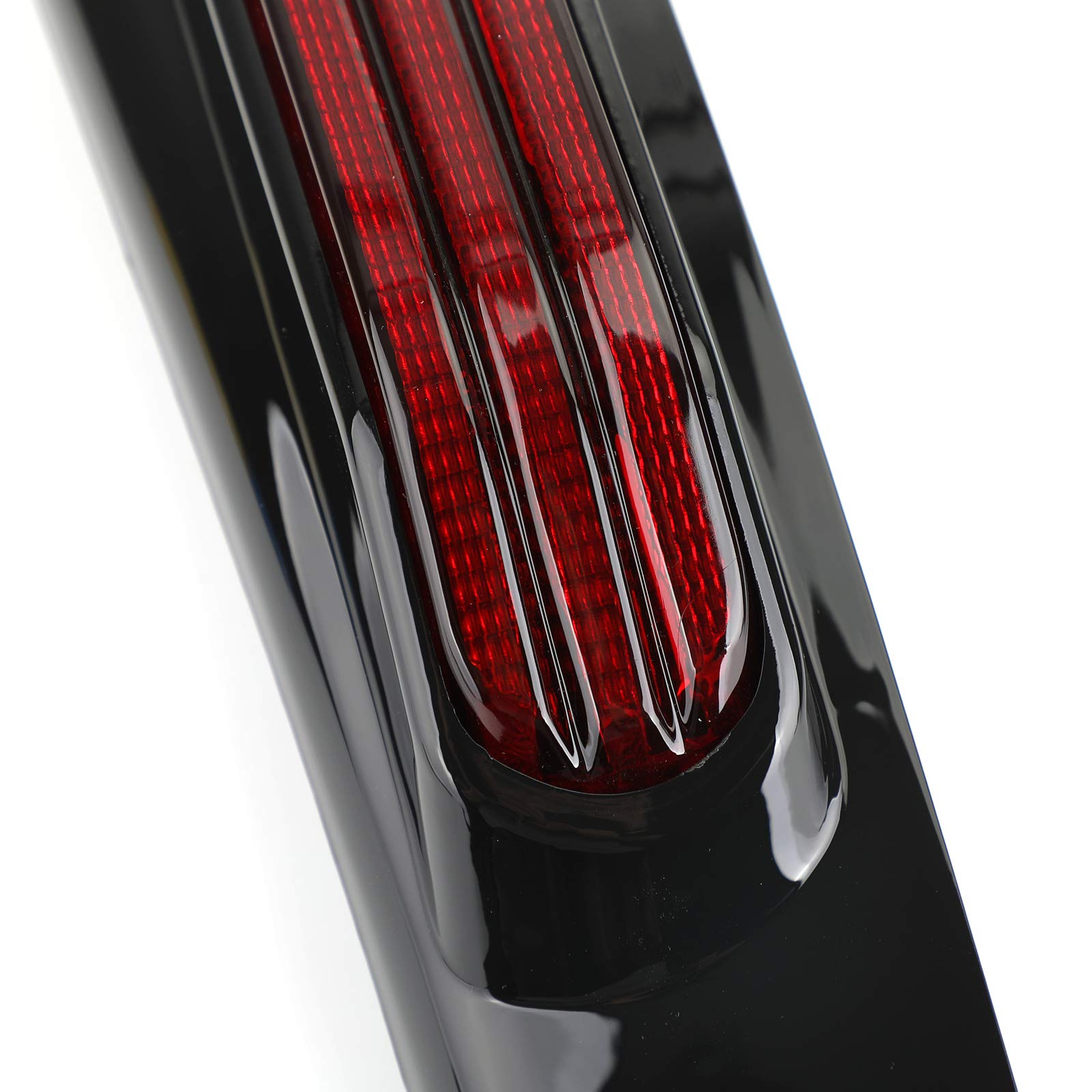 Topteng Red Heckfenderleuchte für Touring-Modelle ab Baujahr 2014, für Road King FLHR 2014-2018, für Road Glide Ultra FLTRU 2016-2018, Street Glide FL-HX 2014-2018, für Ultra Limited FLHTK 14-18