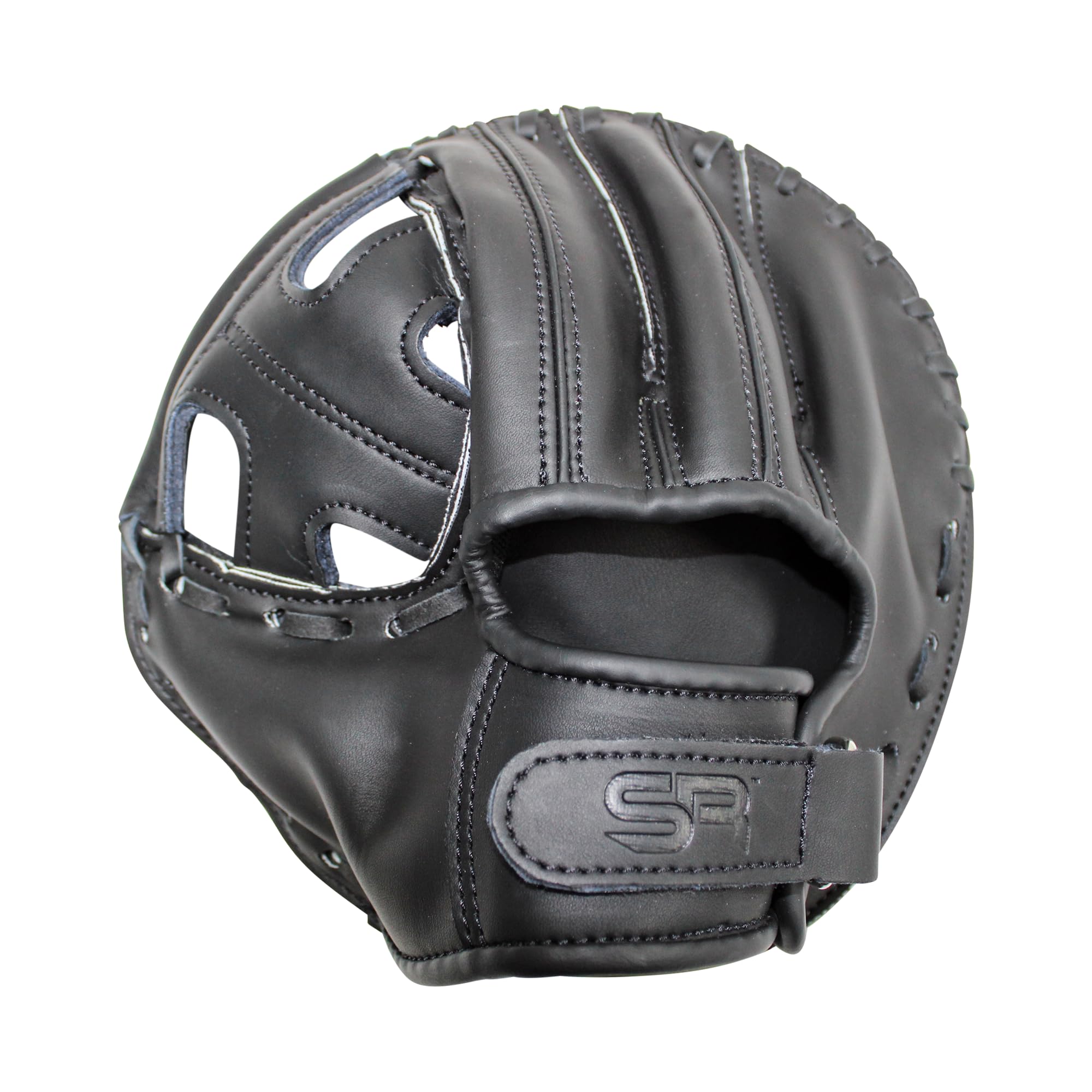 Softball Training Glove- Adjustable Fit Leather Glove for Softball Training – Durable and Comfortable Mitt Improves Technique and Skills for