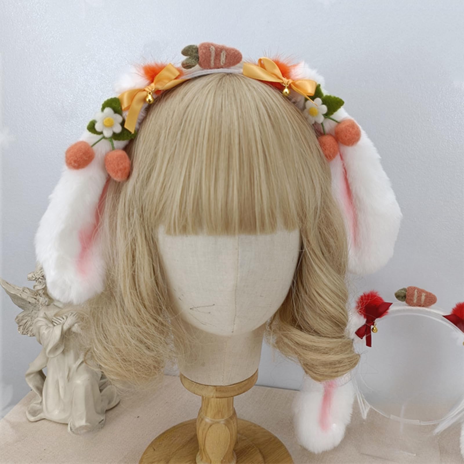 Amazon.co.jp: [トクとユウ] ウサギ耳 カチューシャ ロリィタ 