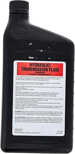 Miniatura 4 de CUB CADET 737-3025 fluido de transmisión hidráulica 1qt voluntario Tracker Lo Limited