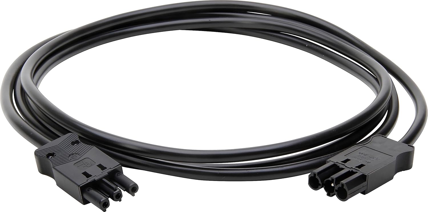 Kopp Connecting cable, compatible with GST18 on both sides, colour: black, 3 metres, 226503042