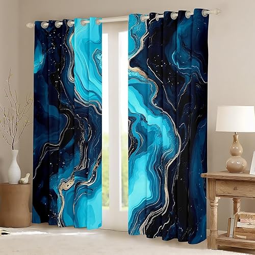 Miniatura 9 de Feelyou Cortinas opacas de 30 % a 50 % de flores de cerezo, cortinas de estilo japonés para niños y niñas, cortinas florales botánicas para