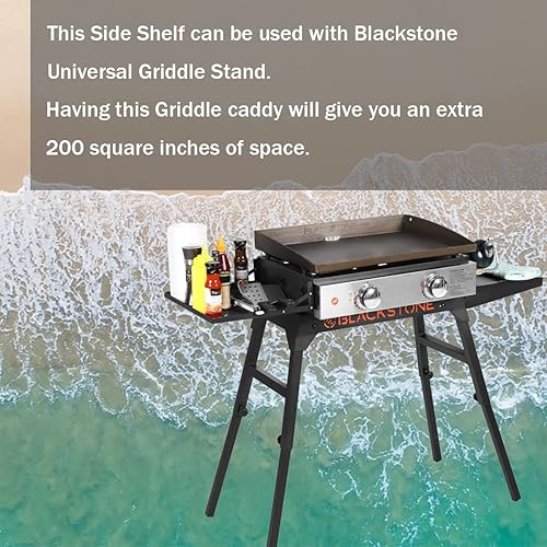 Miniatura 7 de Organizador de plancha para parrilla Blackstone de 17"22"28", cubierta de plancha para parrilla Blackstone de 17"22", accesorios de parrilla