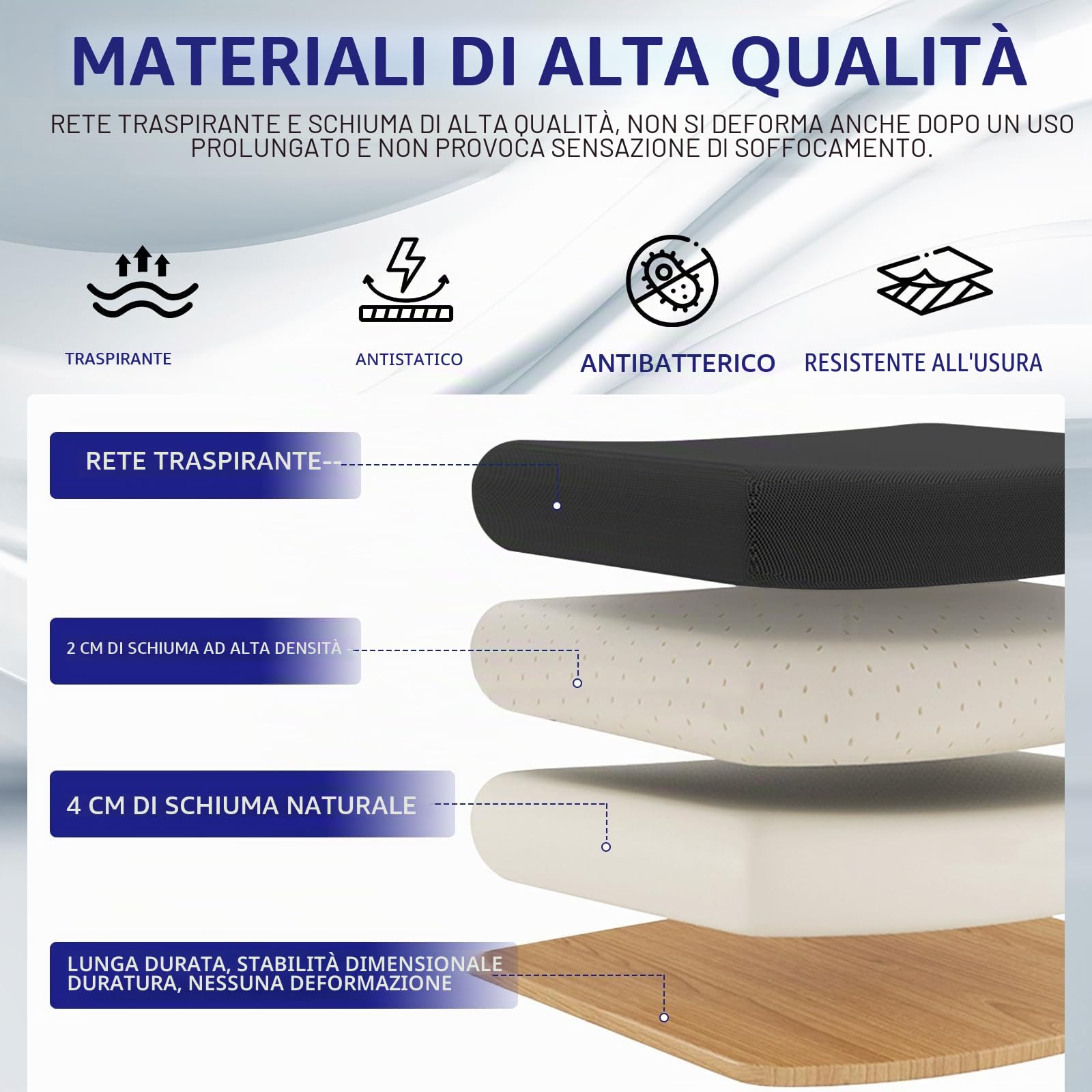 Milacyee Sedia da Ufficio con Supporto Lombare, Sedia Ufficio Ergonomica con Braccioli Regolabili in Rete Traspirante, Altezza Regolabile con 360°Ruote Girevoli, Nero