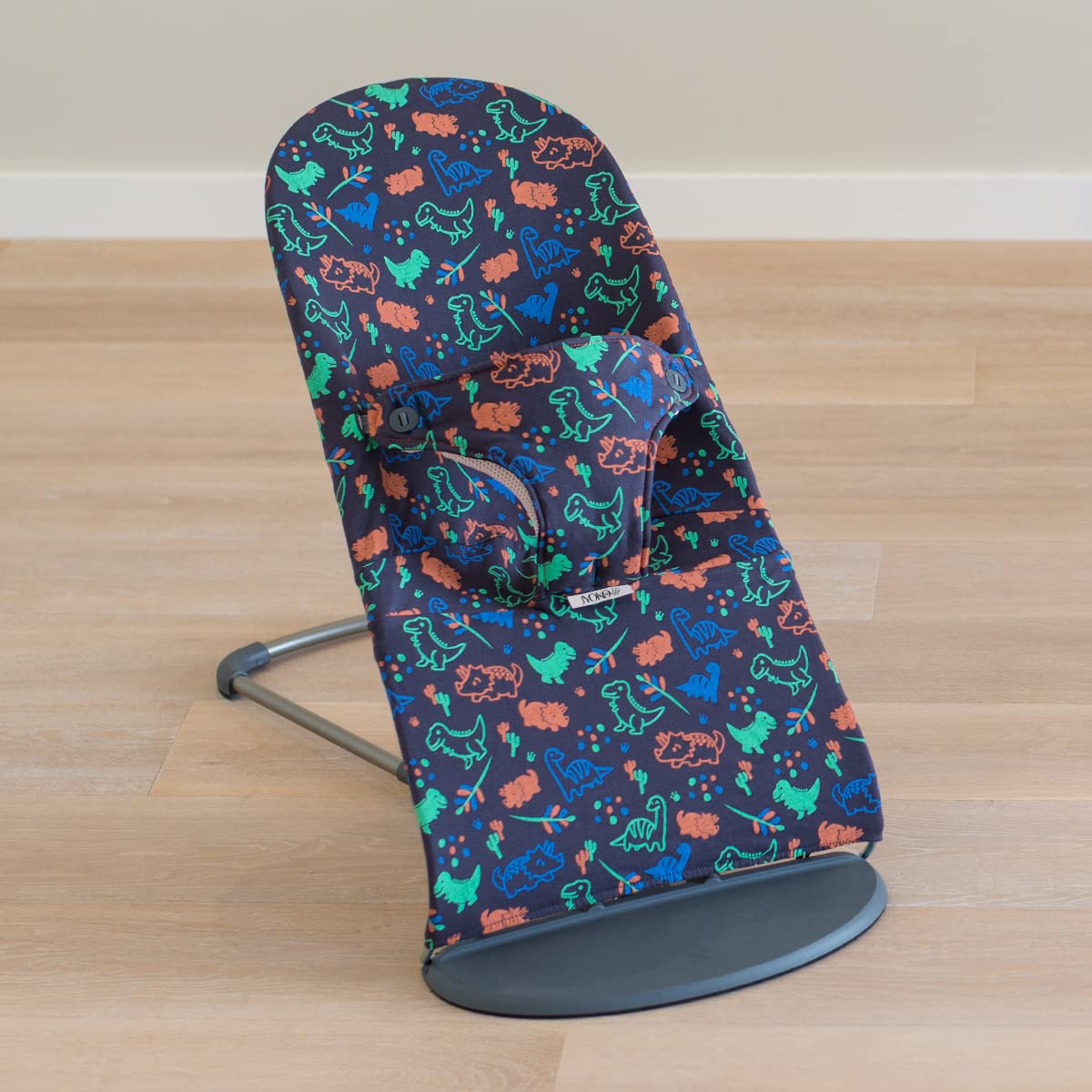 JYOKO KIDS Bezug kompatibel mit Babybjorn Bliss, Balance, Soft (Happy Dino)