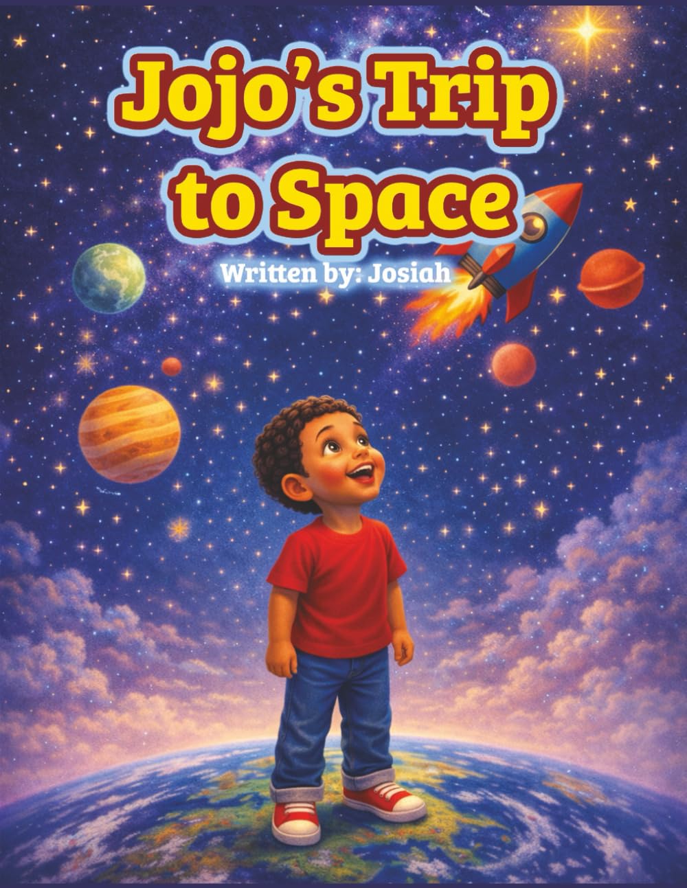 Jojo's Trip to Space: A Curious Kid's First Adventure Beyond the Stars About Courage, Curiosity, and Not Giving Up