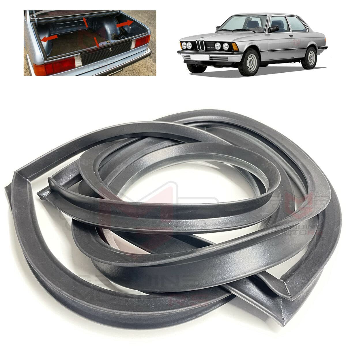 Left Door Seal On Body - BMW E21 320i 323i (1977-1983) 51711823859