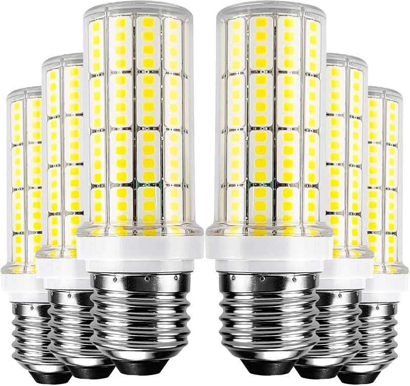 Led Light Bulb 6pcs 200w Equivalent 2500 Lumen 5000k Cool Daylight White 20w Super Bright Led Bulb E26/E27 Base