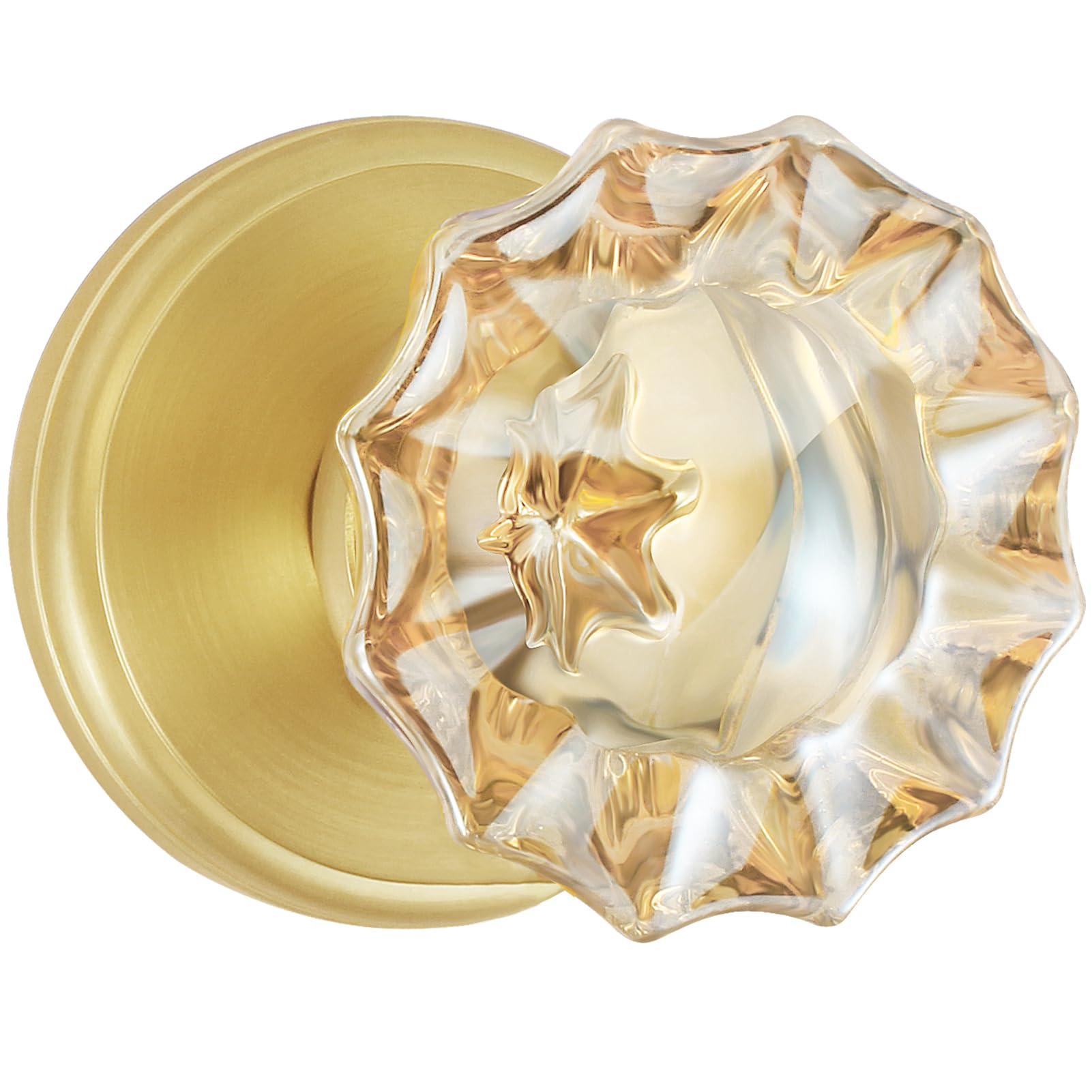 Glass Door Knobs Interior Vintage Privacy Door Knob with Lock — Amazon image 31