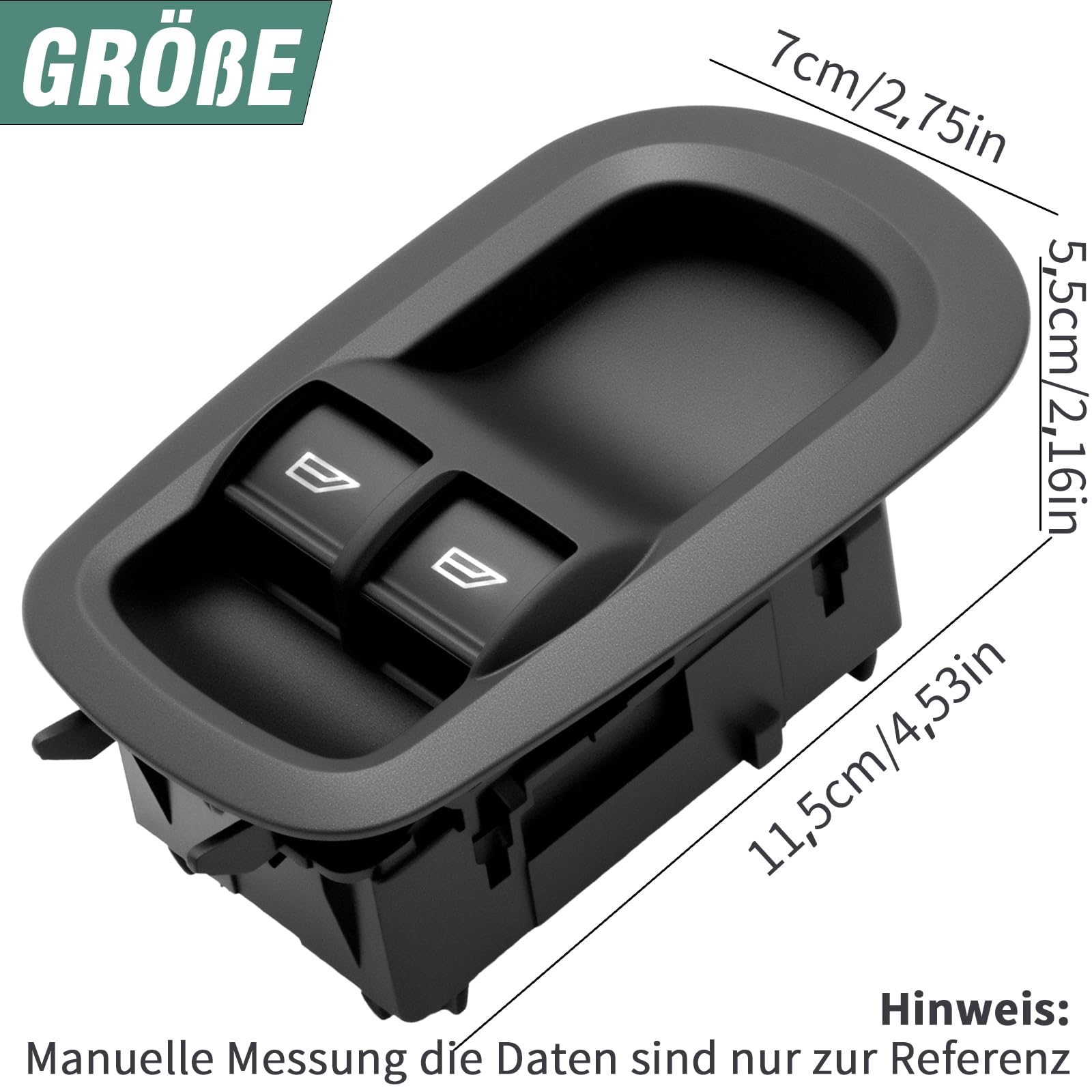 Alzacristalli lato conducente per auto, ricambio per Ford Transit 2014-2019, sostituisce 1791339 2029885, GK2T-14A132-CA, nero anteriore sinistro