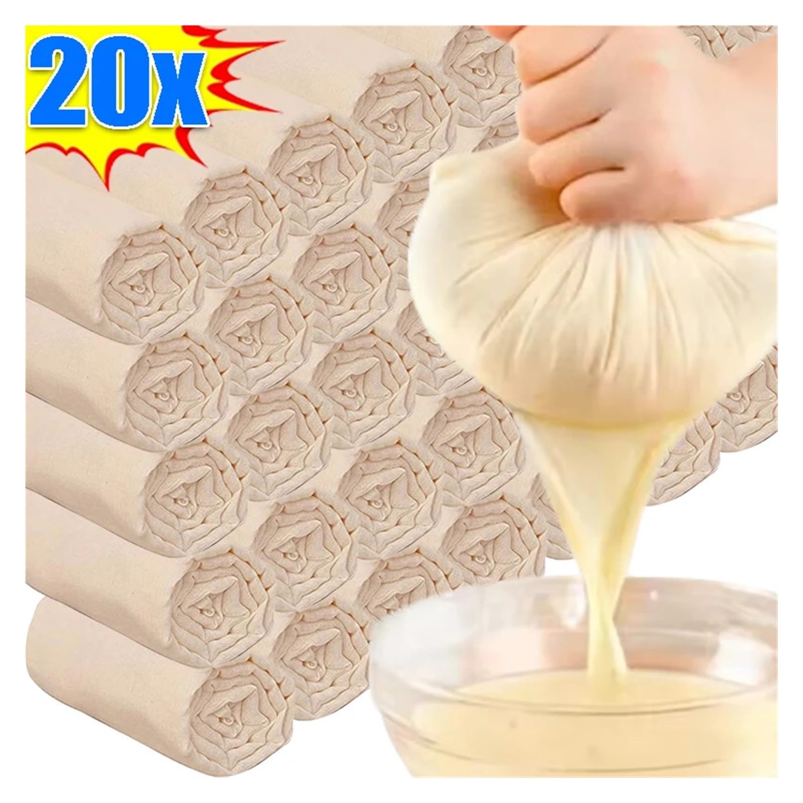 Filtertuch aus Baumwoll-Polyester-Fasern