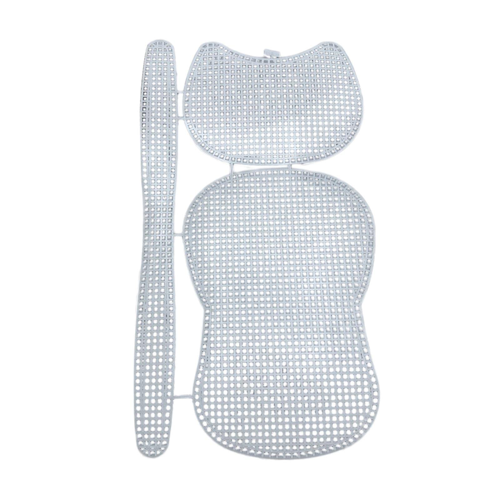 THE STYLE SUTRA® 6Pcs Mesh Plastic Canvas Sheets Handmade Clear for Making Bag DIY Crafts| Needlecrafts & Yarn | Rug Making | Latch Hooking