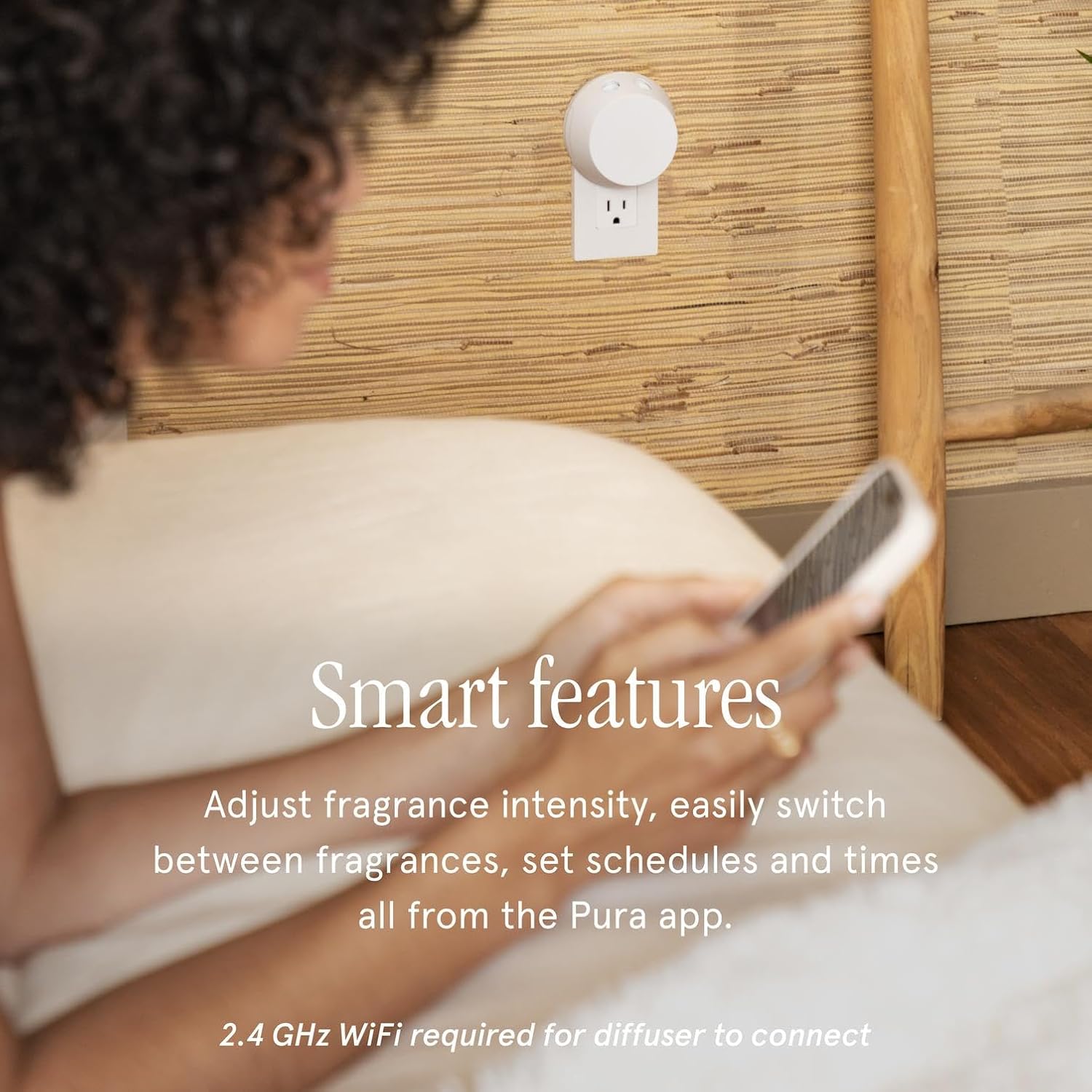 Pura & Aromatique Home Scent Refill - Smart Home Air Diffuser Fragrance - Up to 120-Hours of Luxury Fragrance per Refill - Household Essential - Clean Diffuser - Cotton Ginseng - 2 Pack