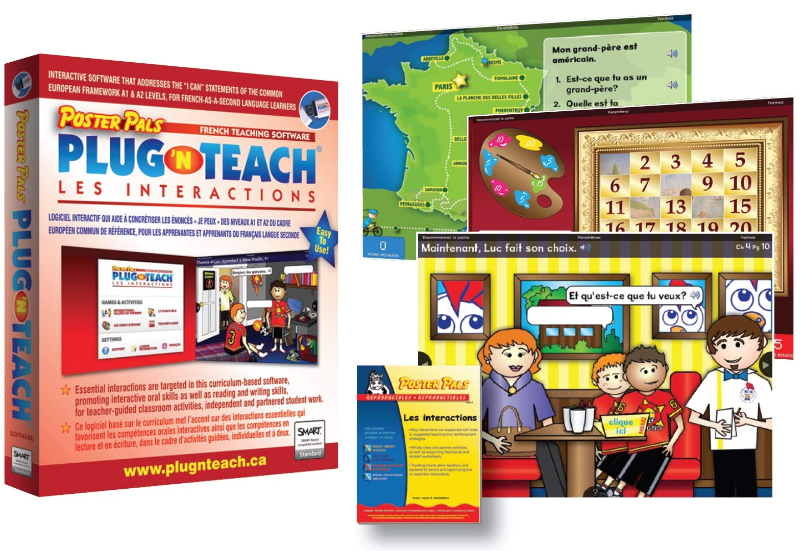 French Plug 'N Teach: Les interactions Software