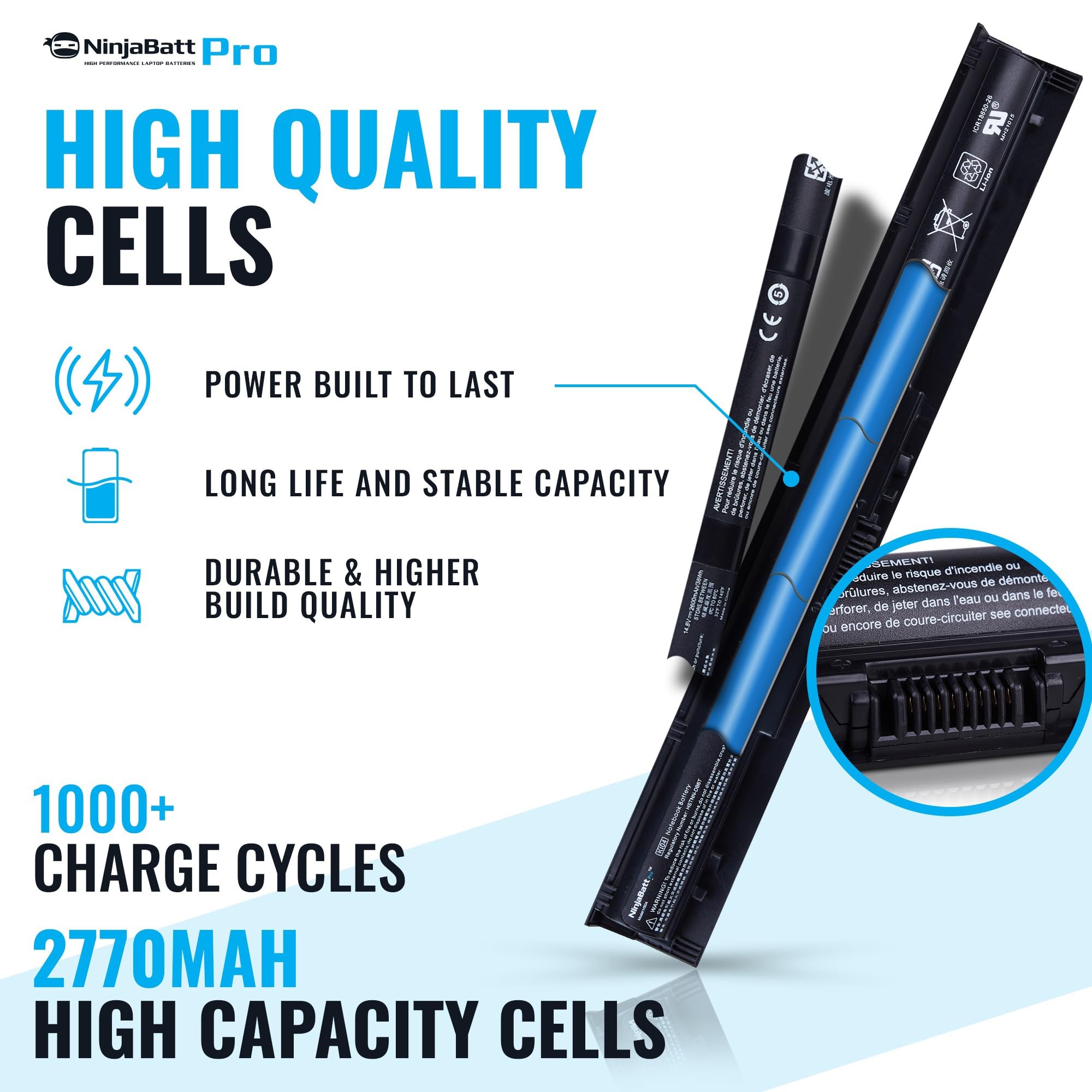 Snapklik.com : Pro Battery For HP 800049-001 K104 800010-421 KI04 KIO4 ...