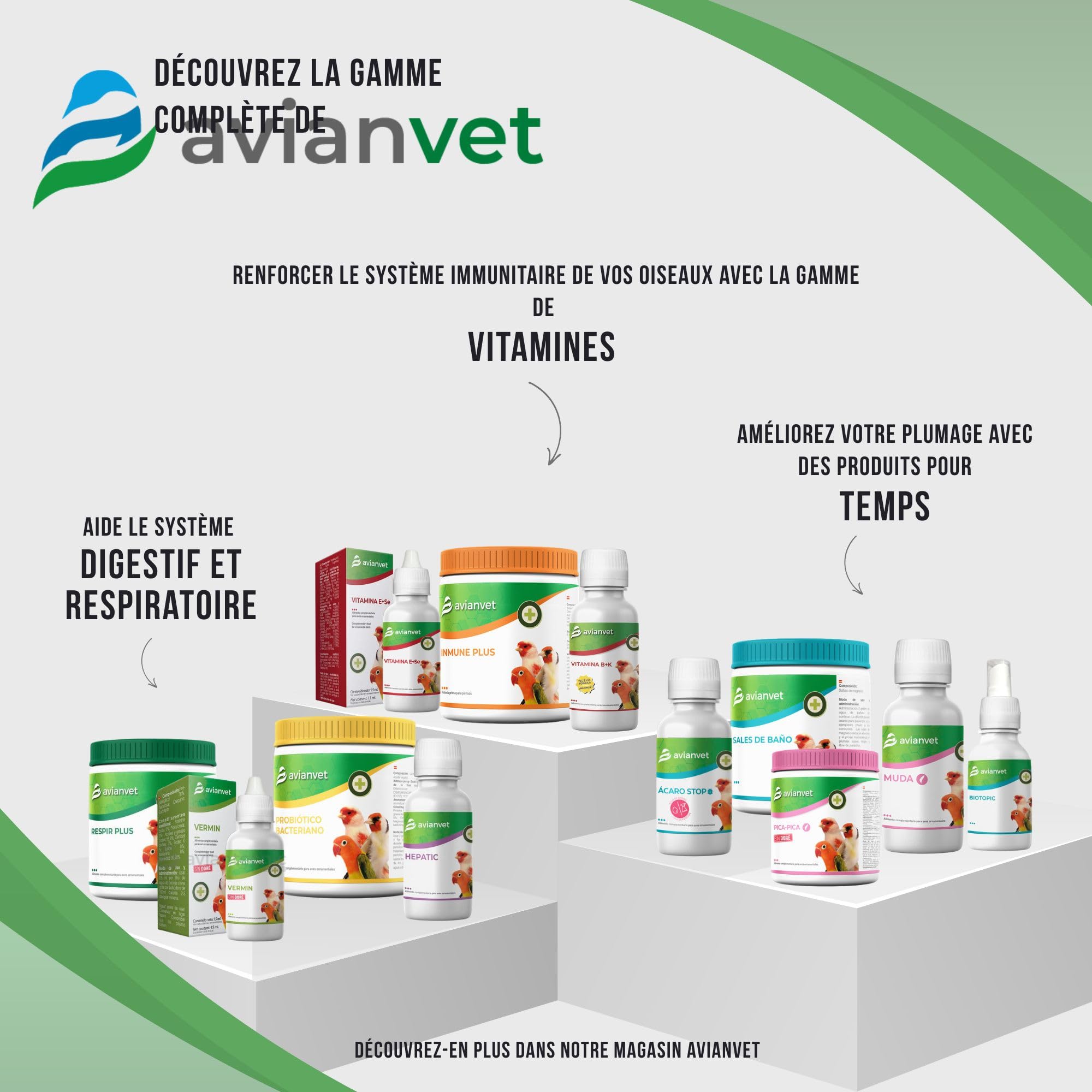 Visvitae | Collyre pour les lésions oculaires des oiseaux | Maintient les yeux hydratés, humidifie et protège la cornée 15g