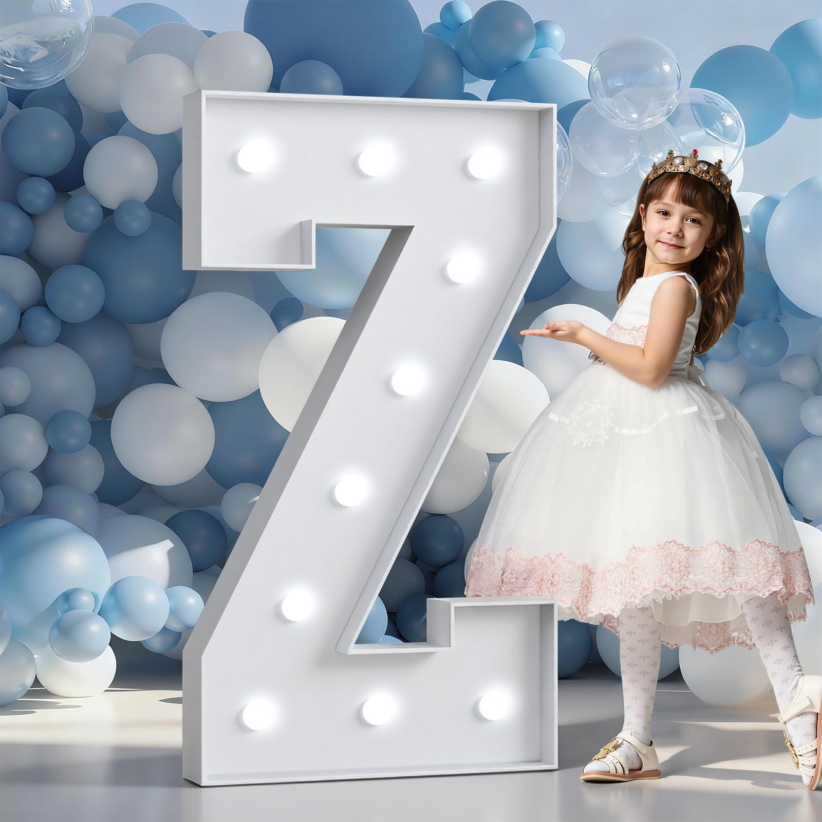4FT Light Up Marquee Letters Z, Large Foam Board Kit for Party Decor